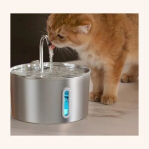 Stainless Steel Cat Fountain, 2.2L