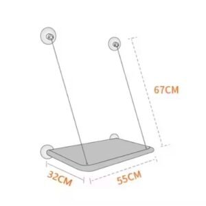 Cat Window Hammock Bed, Suction Cup Perch
