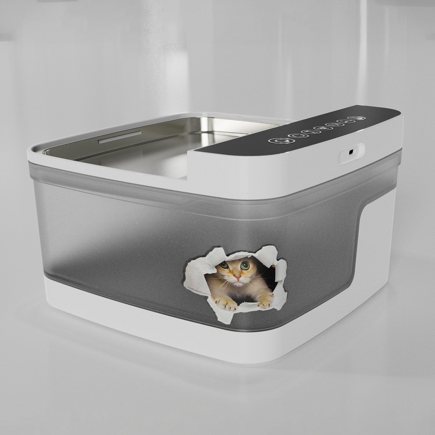 Motion Sensor Cat Water Fountain - Image 7